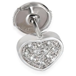 18k White Gold Chopard My Happy Hearts Diamond Single Stud Earring, 0.12ctw Other