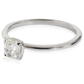 Tiffany & Co-TIFFANY & CO. Solitaire Engagement Ring in Platinum H VS1 0.54 ctw-Other