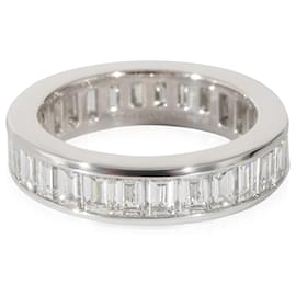 Tiffany & Co-TIFFANY & CO. Baguette-Diamant-Eternity-Band aus Platin 2.50 ctw-Andere