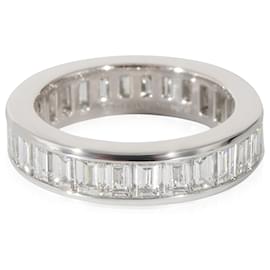 Tiffany & Co-TIFFANY & CO. Baguette Diamond Eternity Band In Platinum 2.50 ctw-Other