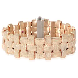 Roberto Coin-Roberto Coin Appassionata Bracelet in 18k Rose Gold 0.28 Ctw Diamond Clasp-Other