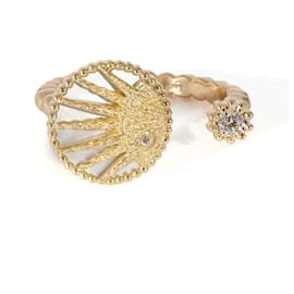 Dior-Dior Rose Céleste Mother-of-pearl & Diamond Open Ring 18k yellow gold 0.06 ctw-Other