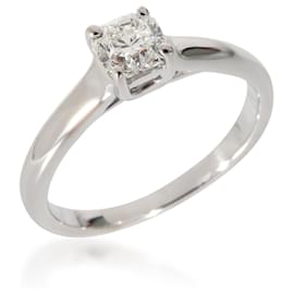 Tiffany & Co-TIFFANY & CO. Anello di fidanzamento con diamante Lucida in platino E VS2 0.52 ctw-Altro