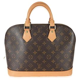 Louis Vuitton-Louis Vuitton-Monogramm-Leinwand Alma PM-Braun