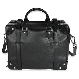 Mini maleta Weekender de cuero negro Gucci Negro