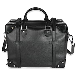 Gucci-Mini maleta Weekender de cuero negro Gucci-Negro