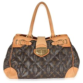 Louis Vuitton-Shopper Etoile in tela monogramma trapuntata Louis Vuitton-Marrone