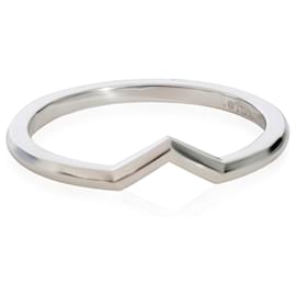 Tiffany & Co-TIFFANY & CO.Die Tiffany-Fassung mit V-Band-Ring in Platin-Andere