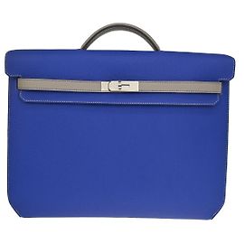 Hermès Kelly Depeche 38 Blu