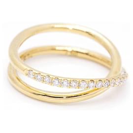 Autre Marque-HOPE Ring in Yellow Gold and Diamonds-Golden