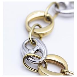 Autre Marque-Armband im Calabrote-Design aus Gold. BRANDNEU.-Silber,Golden
