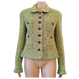 CHANEL jacket in green wool 94to Green