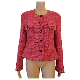 Chanel-Chanel jacket in pink wool 94to-Pink