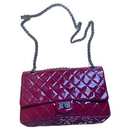 Bolso Chanel Rojo de charol Roja
