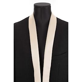 Louis Vuitton-Abrigo de lana-Negro