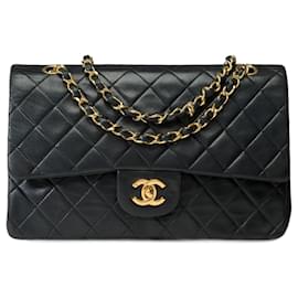 Chanel-Sac Chanel Timeless/classic black leather - 101722-Black