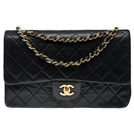 Chanel-Sac Chanel Timeless/classic black leather - 101722-Black