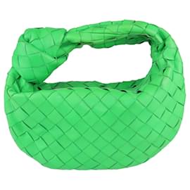 Bottega Veneta-Bottega Veneta Green Intrecciato Mini Jodie Bag-Green