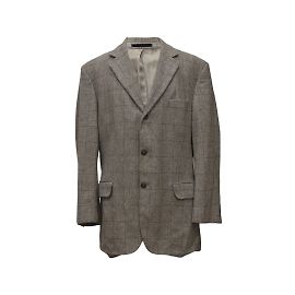 Courreges Jacke aus grauer Wolle Grösse L Grau