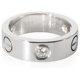 Cartier-Anillo Cartier Love en 18K oro blanco 0.22 por cierto-Otro