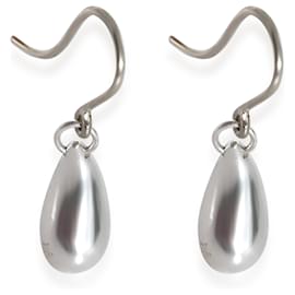 Tiffany & Co-TIFFANY & CO. Elsa Peretti Teardrop Earrings in Sterling Silver-Other
