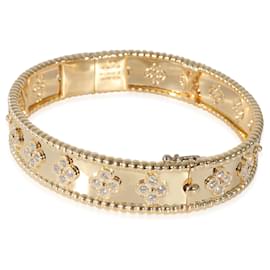 Van Cleef & Arpels-Van Cleef & Arpels Perlee Clover Diamond Bracelet in 18k yellow gold 1.61 ctw-Other