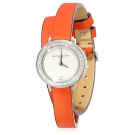 Baume & Mercier-Baume & Mercier Promessa MOA10290 Relógio feminino em aço inoxidável-Outro