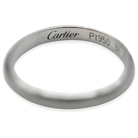 Cartier-cartier 1895 2.5mm Ehering aus Platin-Andere
