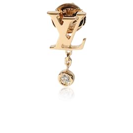 Louis Vuitton-Pendiente único de diamantes Louis Vuitton Idylle Blossom en 18K oro amarillo 0.03 por cierto-Otro
