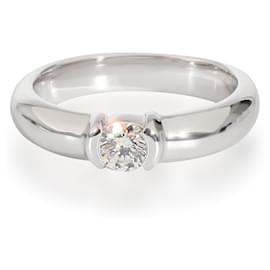 Tiffany & Co-TIFFANY & CO. Anel de noivado de diamante Etoile em platina G VS1 0.21 ctw-Outro