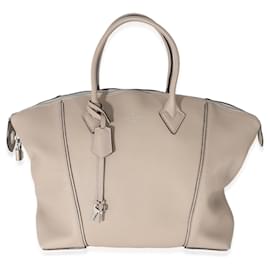 Louis Vuitton-Louis Vuitton Galet Veau Cachemire Soft Lockit MM-Brown