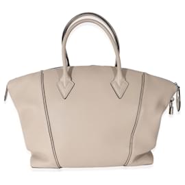 Louis Vuitton-Louis Vuitton Galet Veau Cachemire Soft Lockit MM-Gris