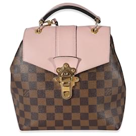 Louis Vuitton-Louis Vuitton Magnolia Damier Ebene Canvas Clapton Rucksack-Braun