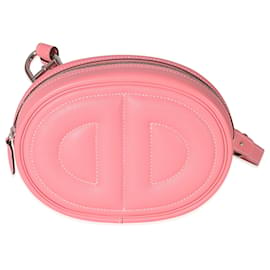 Hermès-Hermes Rose D'Ete Verso Swift In-The-Loop Belt Bag-Pink