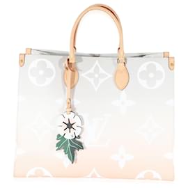 Louis Vuitton-Louis Vuitton Brume Monogramm Riese am Pool Onthego GM-Beige,Andere,Grau