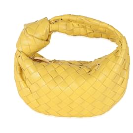 Bottega Veneta-Bottega Veneta Buttercup Intrecciato Piel De Cordero Mini Jodie-Amarillo