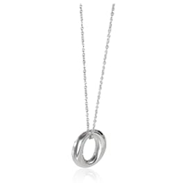 Tiffany & Co-TIFFANY Y COMPAÑIA. Colgante círculo de diamantes Sevillana en platino 0.75 por cierto-Otro