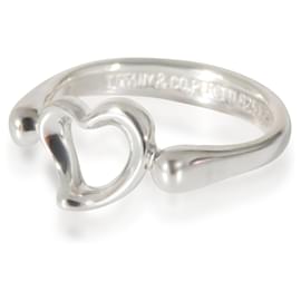 Tiffany & Co-TIFFANY & CO. Offener Herzring von Elsa Peretti aus Sterlingsilber-Andere