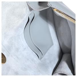 Christian Dior-Christian Dior Sattelgürteltasche aus grauem Kalbsleder-Grau