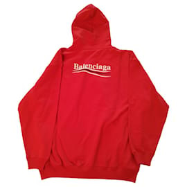 Balenciaga-Balenciaga-Sweatshirt aus roter Baumwolle-Rot