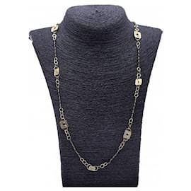 Autre Marque-Yellow Gold and Spinels Necklace.-Golden