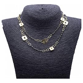Autre Marque-Yellow Gold and Spinels Necklace.-Golden