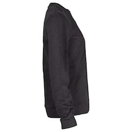 Balenciaga-Sudadera Balenciaga con logo en la espalda en algodón negro-Negro