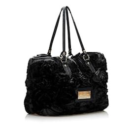 & Other Stories-Silk Rosier Tote Bag-Black