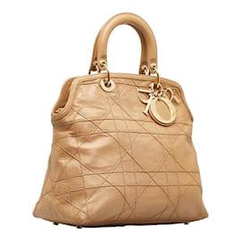 Dior-Granville Tote Bag-Brown