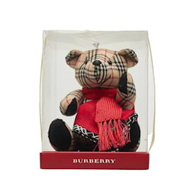 Burberry-Nova Check Teddy Bear Handkerchief 2 Piece Set-Brown