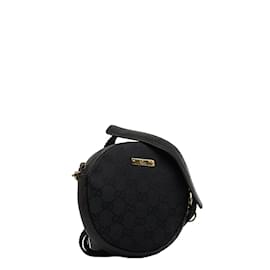 & Other Stories-GG Canvas Pouch Shoulder Bag   90700-Black