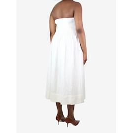 Autre Marque-White shirred skirt - size M-White