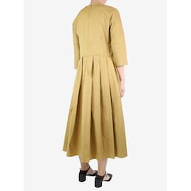 Autre Marque-Beige pleated dress - size UK 10-Other