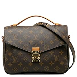Louis Vuitton-Louis Vuitton Brown Monogram Pochette Metis-Brown
